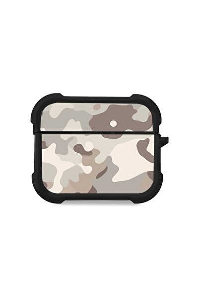 Sonique Θήκη Σιλικόνης Camouflage Army Series για AirPods Pro 3 Μπεζ