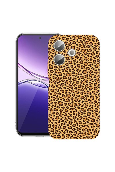 bestcase Калъф за Xiaomi Redmi 13x / Poco M6 4G с леопардов десен, прозрачен ...