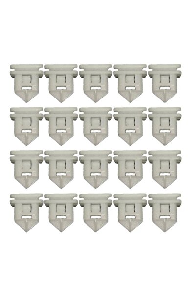 Choice 20Pcs 20Pcs White Plastic Side Skirt Sill Trim Clips 8678010 31214496 ...