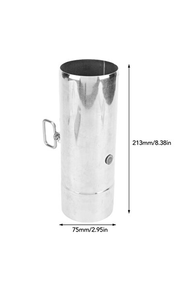 Choice L Stove Pipe with Damper 304 Stainless Steel Thickened Chimney Pipe fo...