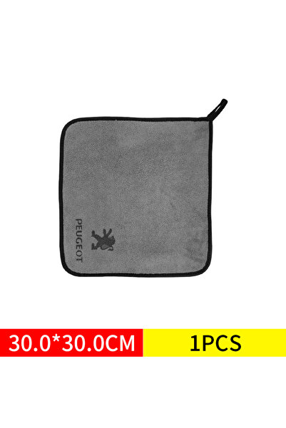 choice2 PEUGEOT For Peugeot 1pcs Peugeot S Car Emblem Wash Microfiber Towel C...