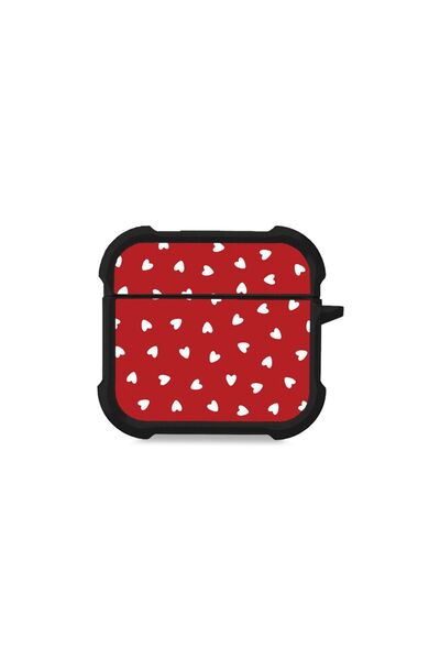 Sonique Θήκη Σιλικόνης Heart Series για AirPods 4 Κόκκινο