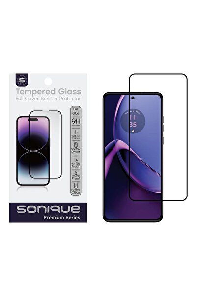 Sonique Hardy Glass Premium Series HD Full Cover 9H Motorola Moto G84 5G Μαύρο