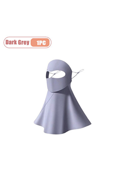 Choice Dark Grey-1PC Summer UV Protection Mask Ice Silk Women Cooling Breatha...