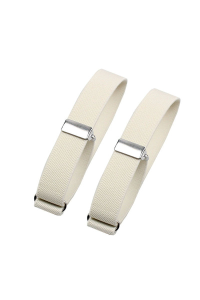 Choice3 One Size White Adjustable Elastic Armband Shirt Sleeve Holder for Wom...