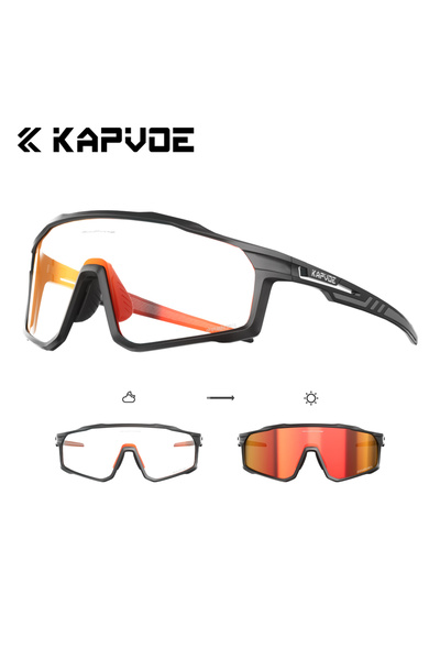 Choice6 نظارات رياضية كابفو 01 KAPVOE نظارات شمسية كبيرة الحجم جديدة لركوب ال...