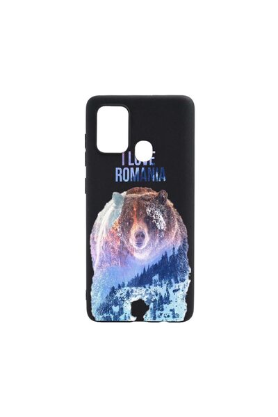 bestcase Θήκη σιλικόνης, Συμβατή με Xiaomi Redmi 10A, Αγαπώ τη Ρουμανία, Ανθε...