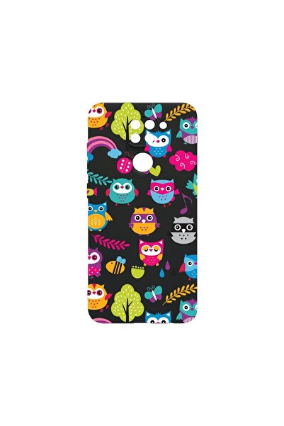bestcase Тънък силиконов калъф 0.8ММ, съвместим с Xiaomi Redmi Note 9, с моти...