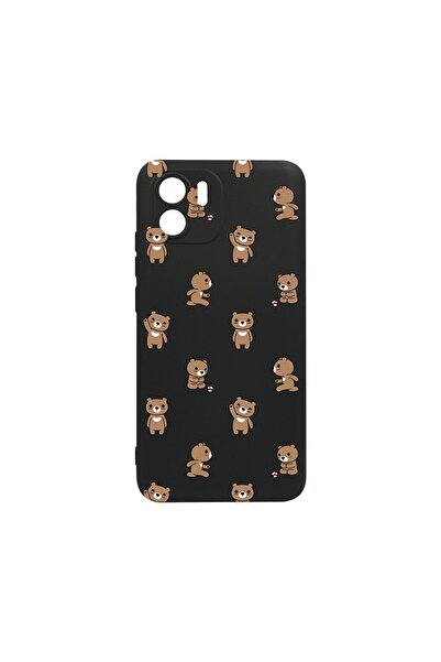 bestcase Тънък силиконов калъф 0.8ММ, съвместим с Xiaomi Redmi A1, с десен на...