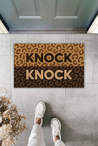 Rugmood سجادة مدخل عصرية بنمط جلد الفهد مزدوجة اللون من KNOCK - سجادة مطبوعة ...