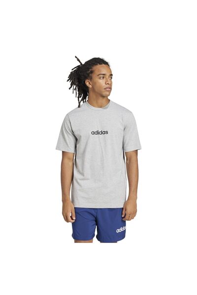 adidas Ανδρικό Κοντομάνικο Μπλουζάκι Essentials Linear από Μονό Ζέρσεϊ
