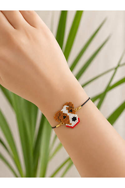 Kübüşün Atölyesi Ka-011 Miyuki Dog Bracelet - Handmade - Jack Russell Terrier...