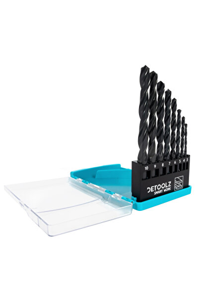 DETOOLZ Metal drill bit set 8 pieces G01