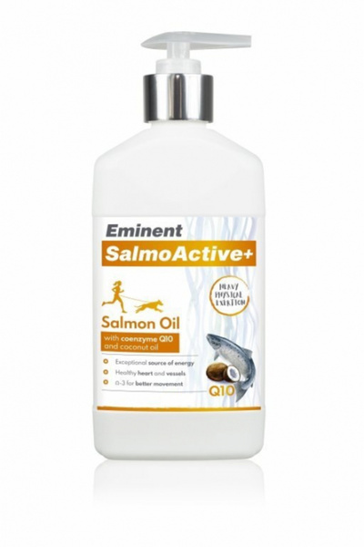 eminent Salmo Active+ Ulei de Somon, Coenzima Q10, 500 ml