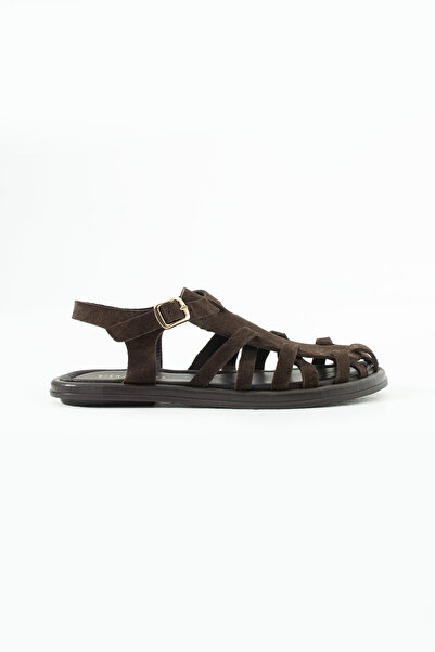 Siena Shoes صندل نسائي من Syro مصنوع من الجلد الطبيعي بنعل خفيف الوزن ومضفر م...