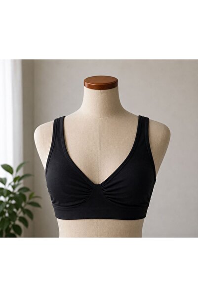 OEM Stitch-Free Elastic Bustier, Invisible Under Clothes, Size S/M, Black