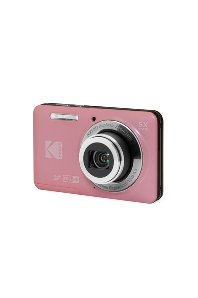 Kodak Ψηφιακή Συμπαγής Φωτογραφική Μηχανή PixPro FZ55 ΡΟΖ 16MP 5x Ζουμ 2.7″