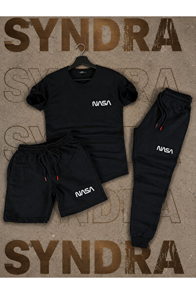 Syndra Nasa Printed 3-Piece Tracksuit Set