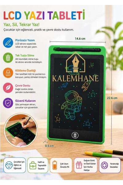 kalemhane Çocuklar İçin Lcd Yazı Tableti