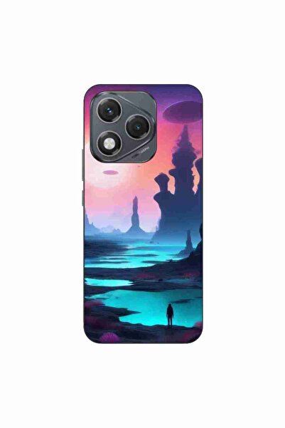 OEM Husa compatibila cu Honor 400 Lite Silicon Gel Tpu Model Mystic Planet