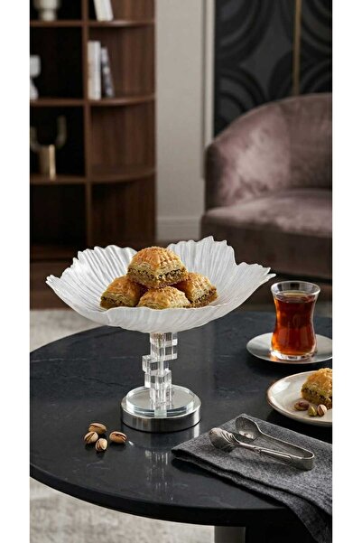 Generic Luxury Style Dessert Fruit Tray with Elevated Stand Modern Design Dec...