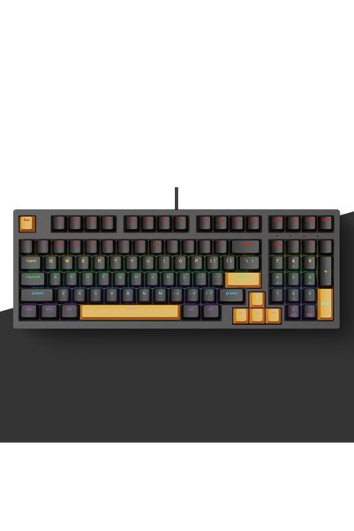Noxkey Kompakt Gaming Klavye-Oyuncu Klavyesi K98 Mekanik Klavye Kablolu - Hot...