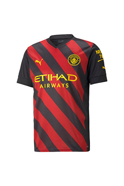 Puma مانشستر سيتي للرجال قميص نسخة طبق الأصل من Away 22/23 - أسود