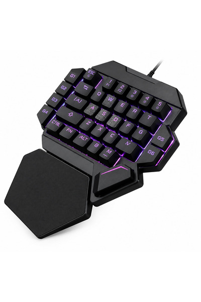 Noxkey K50 Tek El Mekanik Oyuncu Klavyesi Kablolu- Blue Switch RGB Aydınlatma...