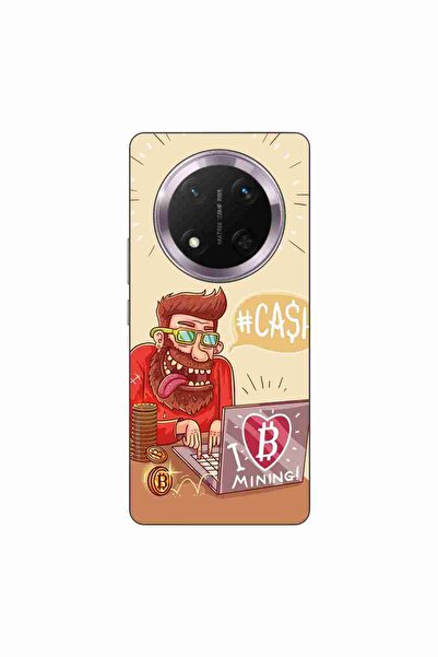 OEM Husa compatibila cu Honor Magic7 Lite Silicon Gel Tpu Model BTC Mining
