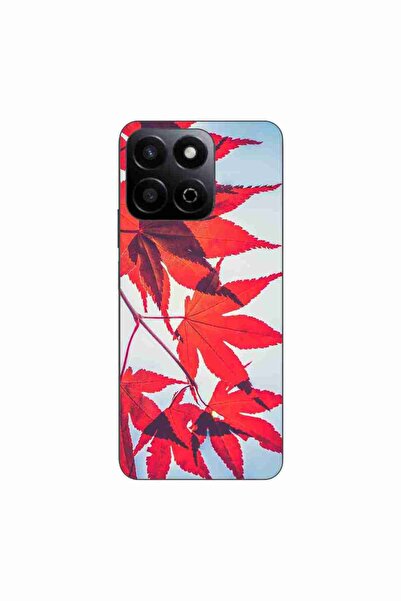 OEM Husa compatibila cu Honor 200 Smart Silicon Gel Tpu Model Frunze de toamna