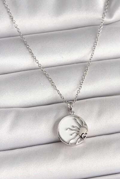 northcity n 316L Steel Silver Color Chain White Enamel Sunset Model Women's N...
