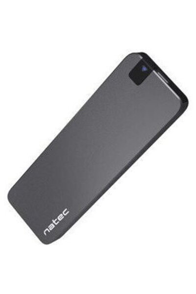 Natec Rhino M.2 SATA III NVME Hard Drive Enclosure in Gray NKZ-1953