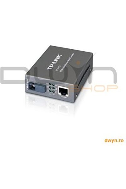 TP-LINK Convertor fibră optică RJ45 10/100M la SC monomod 100M, Full-duplex, ...