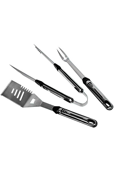 ACTIVA Set de 3 ustensile pentru grătar din oțel inoxidabil 47 cm 15500