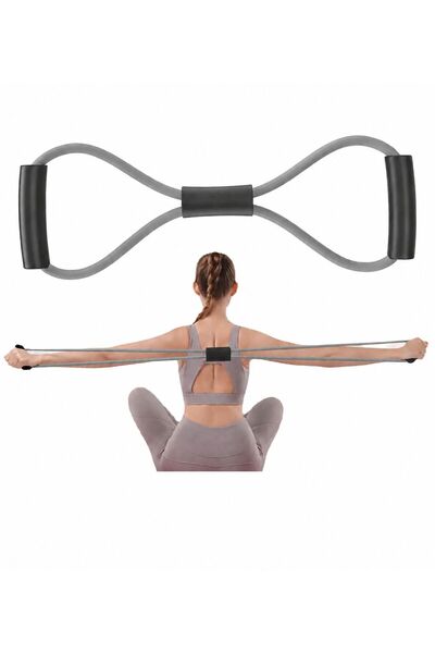 ÖRNEK MAĞAZA Pilates Direnç Lastiği Yoga Squat Egzersiz Aleti El Kol Kas Güçl...