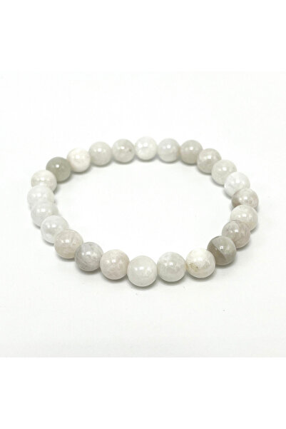 LADIN DOGALTAŞ Certified Chrysoprase 8mm Natural Stone Bracelet with Elastic ...