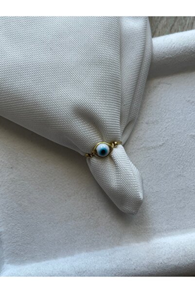 Pel Design Nazar Beaded Wire Ring Handmade