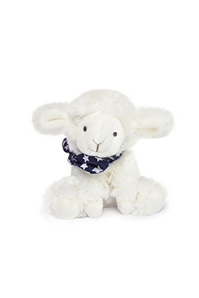 Doudou et Compagnie Дуду ®   Агне - плюшена играчка, 12 см, с шал