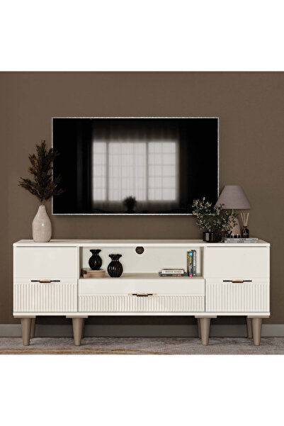 miracool Menekşe Tv Ünitesi / Tv sehpası / Komple MDF / Şık ve Güncel Modeller