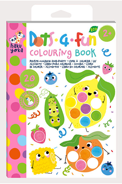 AVENİR Dots4Fun Βιβλίο Ζωγραφικής - Φαγητό