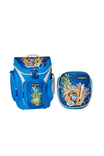 LEGO Ghiozdan scoala Explorer+sac de sport core line design blue Nexo Knights