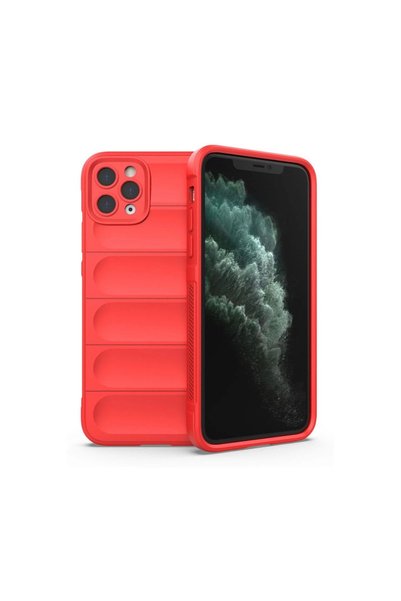 OEM Apple iPhone 11 Pro Max Case Optimum Silicone - Red