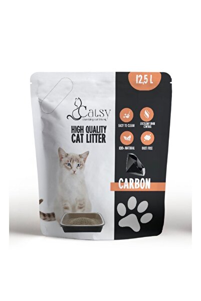 Catsy رمل فضلات القطط من ماركة كاتسي رائحة الكربون 12.5لتر
