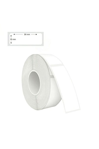 OEM Rola etichete autoadezive termice, 15x30mm, alb, 230 etichete/rolă