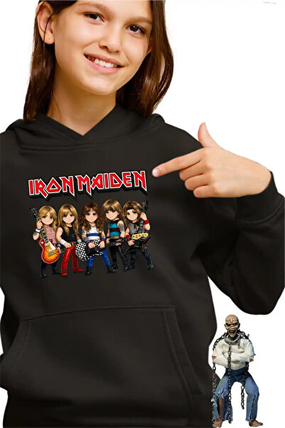 OEM Iron Maiden Wasted Years Παιδικό Κοριτσίστικο Φούτερ