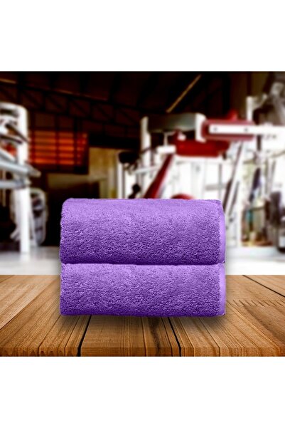XAMANTHA 2 Pieces 50X90, Purple Sports Towel, Fitness Towel, Wholesale Towel,...