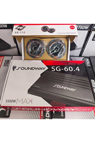 Soundway amfi ve tiz takım ses sistemi