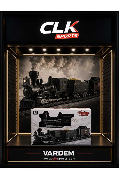 Vardem Classic Buharlı Tren Set , Işıklı Ve Sesli 30 Parça
