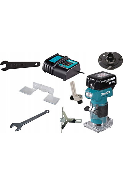 Makita DRT52SF 18V LXT, 580W, 6mm, set cu acumulator de 3.0Ah și încărcător