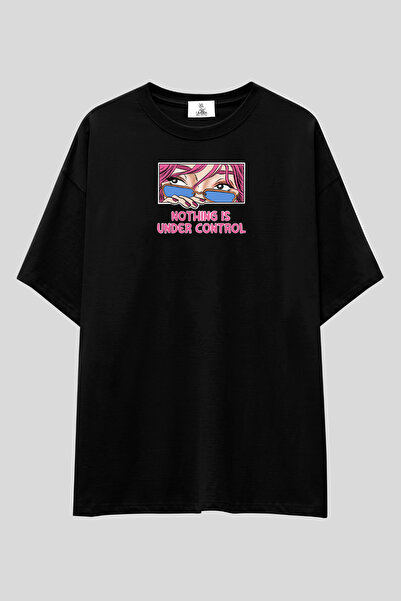 UmbraWear تي شيرت مطبوع عليه Nothing Under Control |   تي شيرت للجنسين مصنوع ...